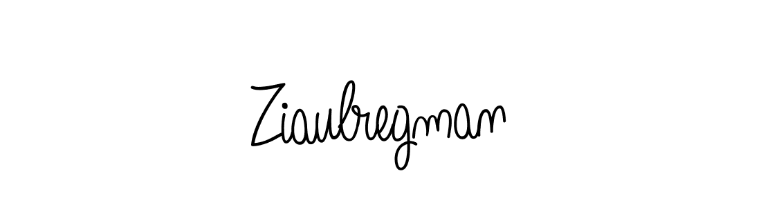 Design your own signature with our free online signature maker. With this signature software, you can create a handwritten (Angelique-Rose-font-FFP) signature for name Ziaulregman. Ziaulregman signature style 5 images and pictures png