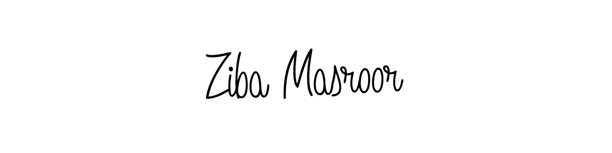 Here are the top 10 professional signature styles for the name Ziba Masroor. These are the best autograph styles you can use for your name. Ziba Masroor signature style 5 images and pictures png