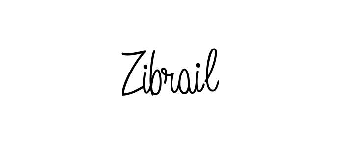 Also we have Zibrail name is the best signature style. Create professional handwritten signature collection using Angelique-Rose-font-FFP autograph style. Zibrail signature style 5 images and pictures png