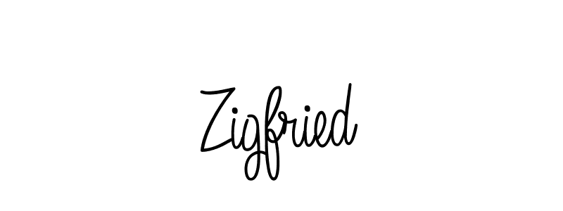 Also we have Zigfried name is the best signature style. Create professional handwritten signature collection using Angelique-Rose-font-FFP autograph style. Zigfried signature style 5 images and pictures png