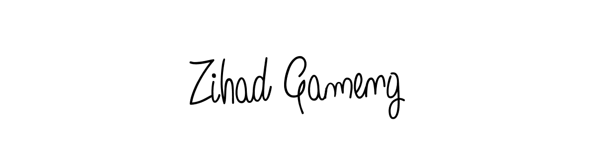 Once you've used our free online signature maker to create your best signature Angelique-Rose-font-FFP style, it's time to enjoy all of the benefits that Zihad Gameng name signing documents. Zihad Gameng signature style 5 images and pictures png