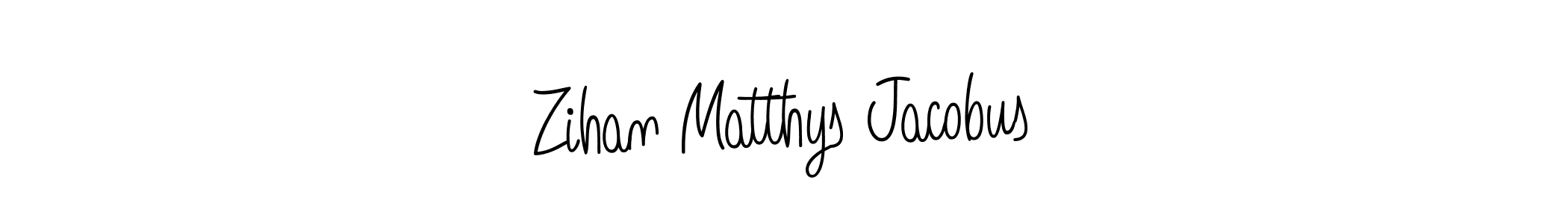 The best way (Angelique-Rose-font-FFP) to make a short signature is to pick only two or three words in your name. The name Zihan Matthys Jacobus include a total of six letters. For converting this name. Zihan Matthys Jacobus signature style 5 images and pictures png