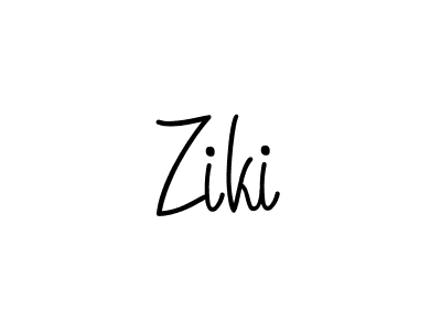 The best way (Angelique-Rose-font-FFP) to make a short signature is to pick only two or three words in your name. The name Ziki include a total of six letters. For converting this name. Ziki signature style 5 images and pictures png