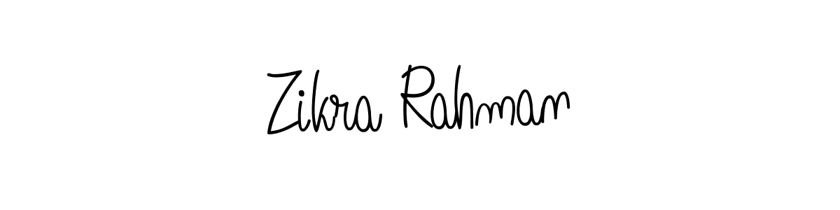 You can use this online signature creator to create a handwritten signature for the name Zikra Rahman. This is the best online autograph maker. Zikra Rahman signature style 5 images and pictures png