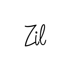 Design your own signature with our free online signature maker. With this signature software, you can create a handwritten (Angelique-Rose-font-FFP) signature for name Zil. Zil signature style 5 images and pictures png
