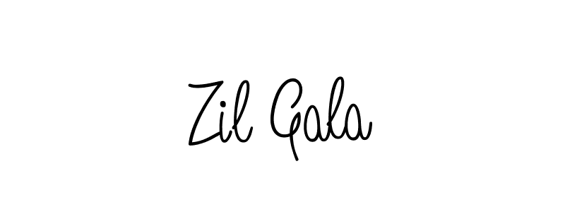 Best and Professional Signature Style for Zil Gala. Angelique-Rose-font-FFP Best Signature Style Collection. Zil Gala signature style 5 images and pictures png