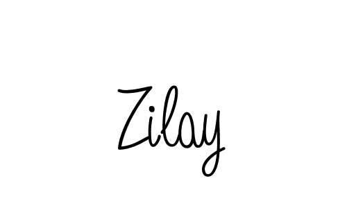 Use a signature maker to create a handwritten signature online. With this signature software, you can design (Angelique-Rose-font-FFP) your own signature for name Zilay. Zilay signature style 5 images and pictures png