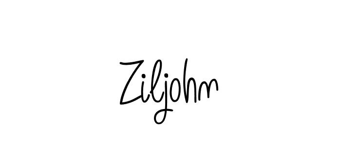 Make a beautiful signature design for name Ziljohn. Use this online signature maker to create a handwritten signature for free. Ziljohn signature style 5 images and pictures png