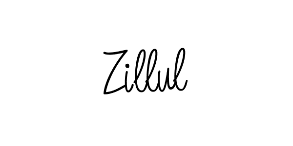 You should practise on your own different ways (Angelique-Rose-font-FFP) to write your name (Zillul) in signature. don't let someone else do it for you. Zillul signature style 5 images and pictures png