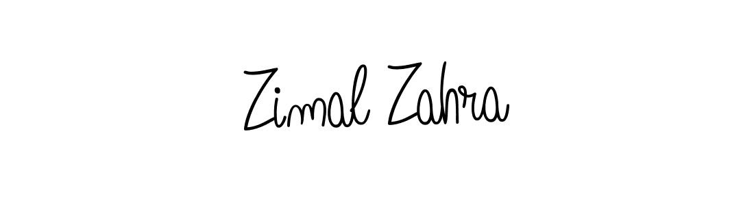 Make a beautiful signature design for name Zimal Zahra. Use this online signature maker to create a handwritten signature for free. Zimal Zahra signature style 5 images and pictures png