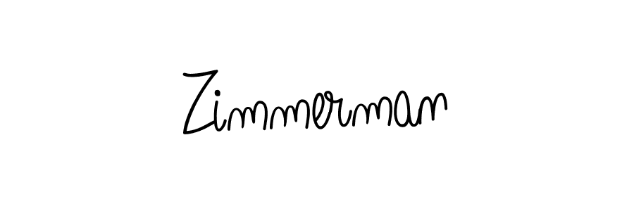 Create a beautiful signature design for name Zimmerman. With this signature (Angelique-Rose-font-FFP) fonts, you can make a handwritten signature for free. Zimmerman signature style 5 images and pictures png