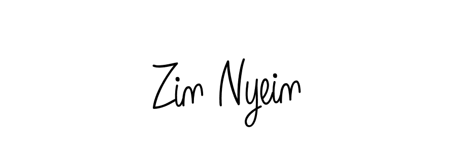 Best and Professional Signature Style for Zin Nyein. Angelique-Rose-font-FFP Best Signature Style Collection. Zin Nyein signature style 5 images and pictures png
