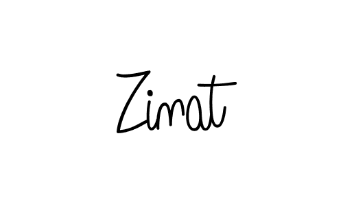 Zinat stylish signature style. Best Handwritten Sign (Angelique-Rose-font-FFP) for my name. Handwritten Signature Collection Ideas for my name Zinat. Zinat signature style 5 images and pictures png