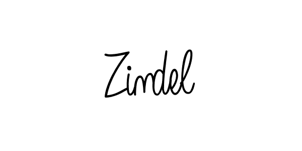 Use a signature maker to create a handwritten signature online. With this signature software, you can design (Angelique-Rose-font-FFP) your own signature for name Zindel. Zindel signature style 5 images and pictures png