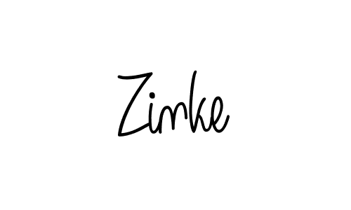 Best and Professional Signature Style for Zinke. Angelique-Rose-font-FFP Best Signature Style Collection. Zinke signature style 5 images and pictures png