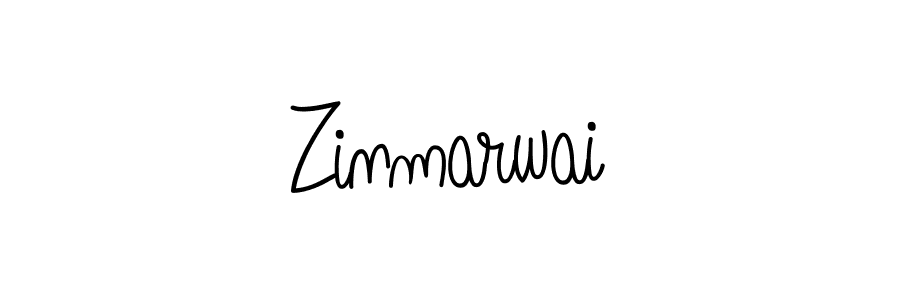 The best way (Angelique-Rose-font-FFP) to make a short signature is to pick only two or three words in your name. The name Zinmarwai include a total of six letters. For converting this name. Zinmarwai signature style 5 images and pictures png