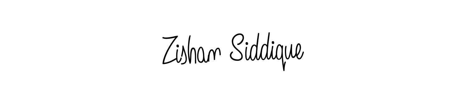 Zishan Siddique stylish signature style. Best Handwritten Sign (Angelique-Rose-font-FFP) for my name. Handwritten Signature Collection Ideas for my name Zishan Siddique. Zishan Siddique signature style 5 images and pictures png