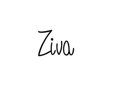 How to make Ziva signature? Angelique-Rose-font-FFP is a professional autograph style. Create handwritten signature for Ziva name. Ziva signature style 5 images and pictures png