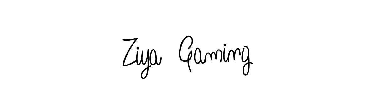 Once you've used our free online signature maker to create your best signature Angelique-Rose-font-FFP style, it's time to enjoy all of the benefits that Ziya  Gaming name signing documents. Ziya  Gaming signature style 5 images and pictures png