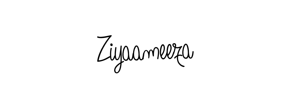 The best way (Angelique-Rose-font-FFP) to make a short signature is to pick only two or three words in your name. The name Ziyaameeza include a total of six letters. For converting this name. Ziyaameeza signature style 5 images and pictures png