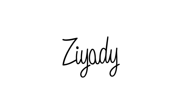 Also we have Ziyady name is the best signature style. Create professional handwritten signature collection using Angelique-Rose-font-FFP autograph style. Ziyady signature style 5 images and pictures png