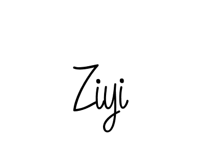 Create a beautiful signature design for name Ziyi. With this signature (Angelique-Rose-font-FFP) fonts, you can make a handwritten signature for free. Ziyi signature style 5 images and pictures png