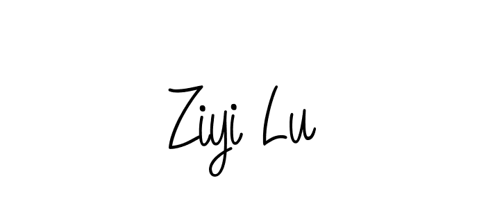 Also we have Ziyi Lu name is the best signature style. Create professional handwritten signature collection using Angelique-Rose-font-FFP autograph style. Ziyi Lu signature style 5 images and pictures png