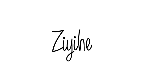 Design your own signature with our free online signature maker. With this signature software, you can create a handwritten (Angelique-Rose-font-FFP) signature for name Ziyihe. Ziyihe signature style 5 images and pictures png