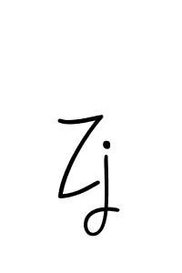 Design your own signature with our free online signature maker. With this signature software, you can create a handwritten (Angelique-Rose-font-FFP) signature for name Zj. Zj signature style 5 images and pictures png