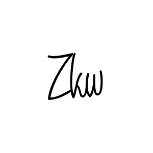 The best way (Angelique-Rose-font-FFP) to make a short signature is to pick only two or three words in your name. The name Zkw include a total of six letters. For converting this name. Zkw signature style 5 images and pictures png