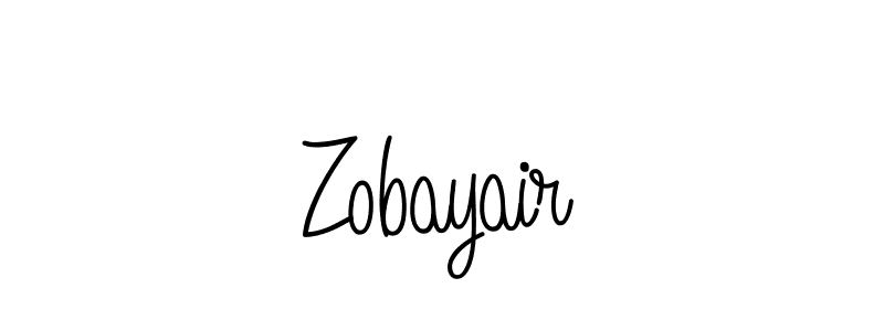 Zobayair stylish signature style. Best Handwritten Sign (Angelique-Rose-font-FFP) for my name. Handwritten Signature Collection Ideas for my name Zobayair. Zobayair signature style 5 images and pictures png