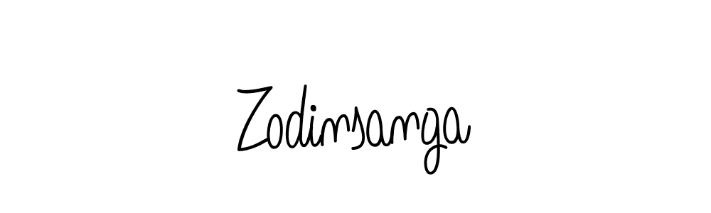 How to make Zodinsanga name signature. Use Angelique-Rose-font-FFP style for creating short signs online. This is the latest handwritten sign. Zodinsanga signature style 5 images and pictures png