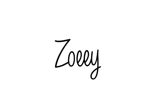 Zoeey stylish signature style. Best Handwritten Sign (Angelique-Rose-font-FFP) for my name. Handwritten Signature Collection Ideas for my name Zoeey. Zoeey signature style 5 images and pictures png