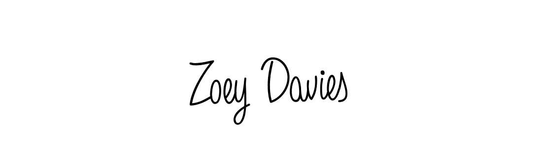 Create a beautiful signature design for name Zoey Davies. With this signature (Angelique-Rose-font-FFP) fonts, you can make a handwritten signature for free. Zoey Davies signature style 5 images and pictures png