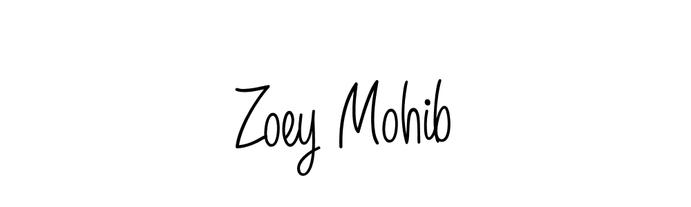 Once you've used our free online signature maker to create your best signature Angelique-Rose-font-FFP style, it's time to enjoy all of the benefits that Zoey Mohib name signing documents. Zoey Mohib signature style 5 images and pictures png