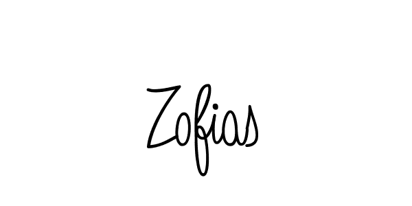 Design your own signature with our free online signature maker. With this signature software, you can create a handwritten (Angelique-Rose-font-FFP) signature for name Zofias. Zofias signature style 5 images and pictures png