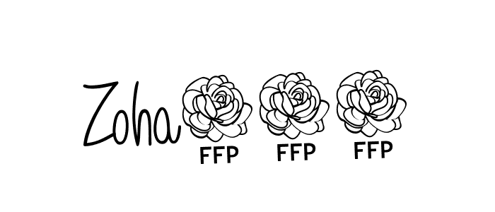 Zoha094 stylish signature style. Best Handwritten Sign (Angelique-Rose-font-FFP) for my name. Handwritten Signature Collection Ideas for my name Zoha094. Zoha094 signature style 5 images and pictures png