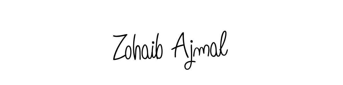 Also we have Zohaib Ajmal name is the best signature style. Create professional handwritten signature collection using Angelique-Rose-font-FFP autograph style. Zohaib Ajmal signature style 5 images and pictures png