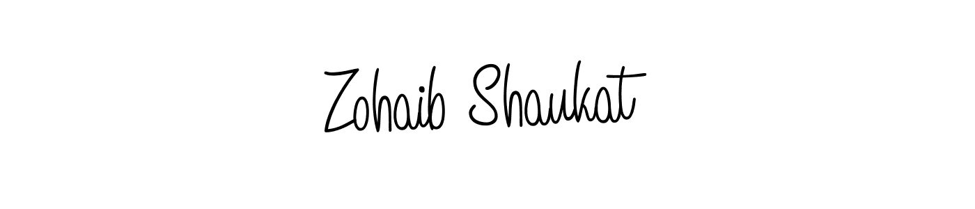 How to Draw Zohaib Shaukat signature style? Angelique-Rose-font-FFP is a latest design signature styles for name Zohaib Shaukat. Zohaib Shaukat signature style 5 images and pictures png