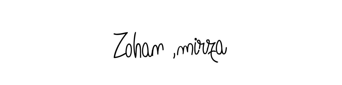 You can use this online signature creator to create a handwritten signature for the name Zohan ,mirza. This is the best online autograph maker. Zohan ,mirza signature style 5 images and pictures png