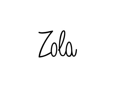 How to make Zola name signature. Use Angelique-Rose-font-FFP style for creating short signs online. This is the latest handwritten sign. Zola signature style 5 images and pictures png