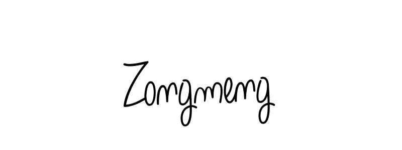 Design your own signature with our free online signature maker. With this signature software, you can create a handwritten (Angelique-Rose-font-FFP) signature for name Zongmeng. Zongmeng signature style 5 images and pictures png