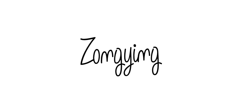 How to make Zongying signature? Angelique-Rose-font-FFP is a professional autograph style. Create handwritten signature for Zongying name. Zongying signature style 5 images and pictures png
