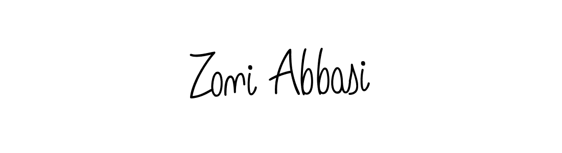 You can use this online signature creator to create a handwritten signature for the name Zoni Abbasi. This is the best online autograph maker. Zoni Abbasi signature style 5 images and pictures png