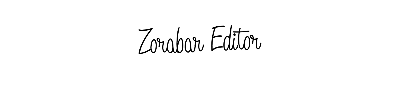 Make a beautiful signature design for name Zorabar Editor. Use this online signature maker to create a handwritten signature for free. Zorabar Editor signature style 5 images and pictures png