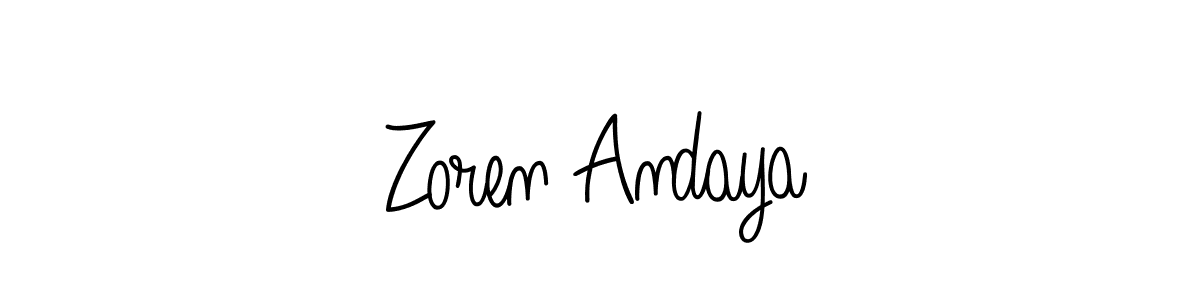 Similarly Angelique-Rose-font-FFP is the best handwritten signature design. Signature creator online .You can use it as an online autograph creator for name Zoren Andaya. Zoren Andaya signature style 5 images and pictures png