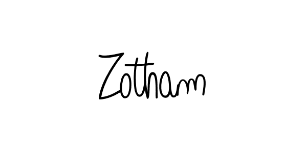 Create a beautiful signature design for name Zotham. With this signature (Angelique-Rose-font-FFP) fonts, you can make a handwritten signature for free. Zotham signature style 5 images and pictures png