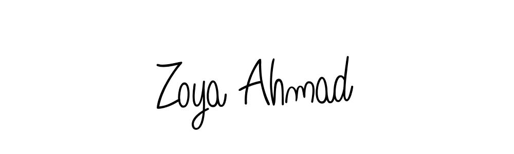 Similarly Angelique-Rose-font-FFP is the best handwritten signature design. Signature creator online .You can use it as an online autograph creator for name Zoya Ahmad. Zoya Ahmad signature style 5 images and pictures png