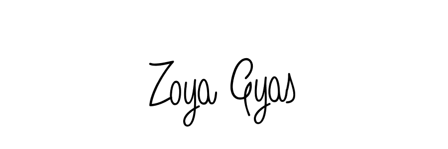 Similarly Angelique-Rose-font-FFP is the best handwritten signature design. Signature creator online .You can use it as an online autograph creator for name Zoya Gyas. Zoya Gyas signature style 5 images and pictures png