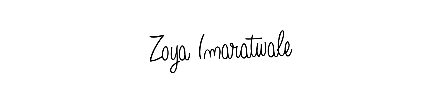 Best and Professional Signature Style for Zoya Imaratwale. Angelique-Rose-font-FFP Best Signature Style Collection. Zoya Imaratwale signature style 5 images and pictures png